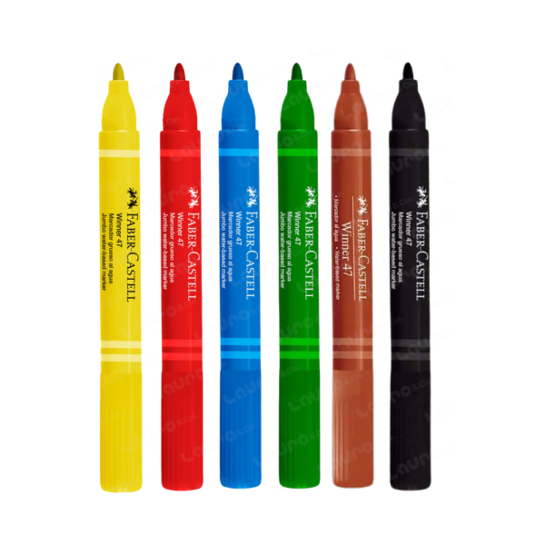 FABER MARCADOR WINNER 6U - Imagen 2