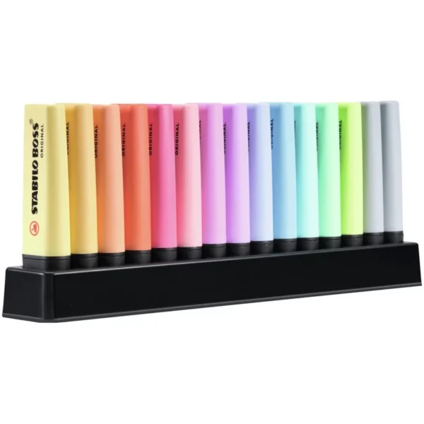 STABILO RESALTADOR 15PC BOSS PASTEL - Imagen 2