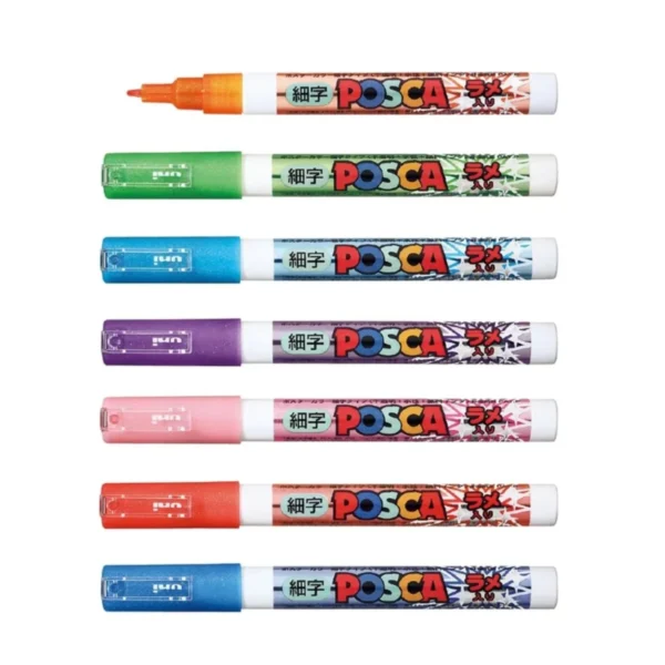 POSCA GLITTER MARCADOR 7U - Imagen 4