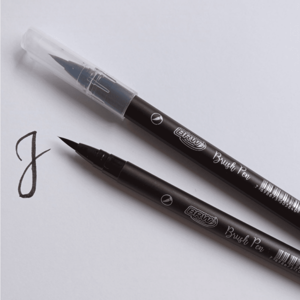 BRW BRUSH PEN NEGRO - Imagen 2