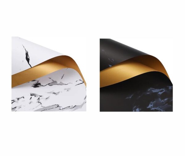 PAPEL COREANO MARMOL/DORADO 20U