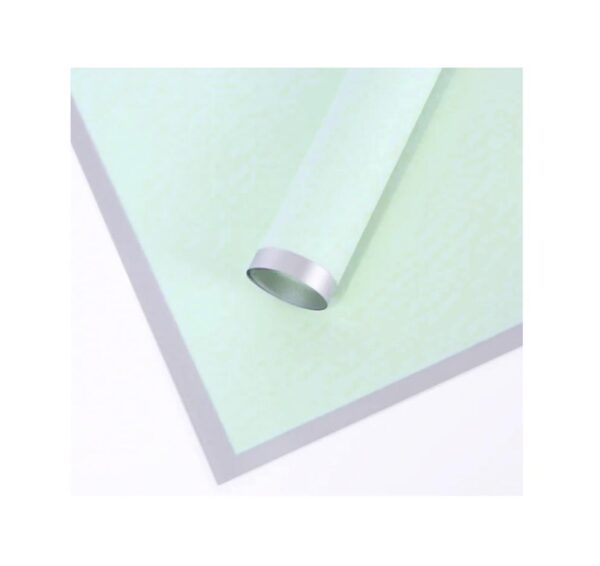 PAPEL COREANO CON BORDE PLATEADO 20U