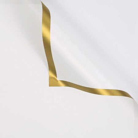 PAPEL COREANO CON BORDE DORADO