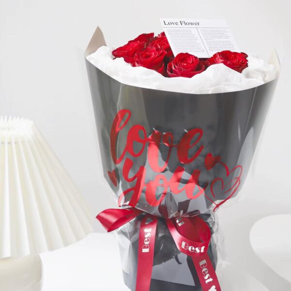 PAPEL TRANSPARENTE "LOVE YOU" 15U - Imagen 2