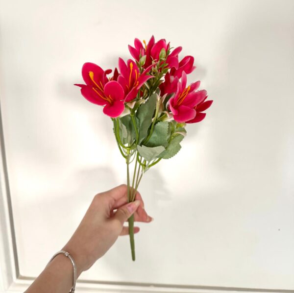 FLOR FRESIA 31CM FUCSIA - CDJ - Imagen 2