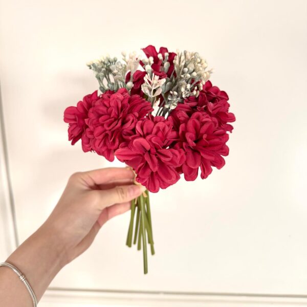 FLOR DAISY 25CM ROJO - ZHB - Imagen 2